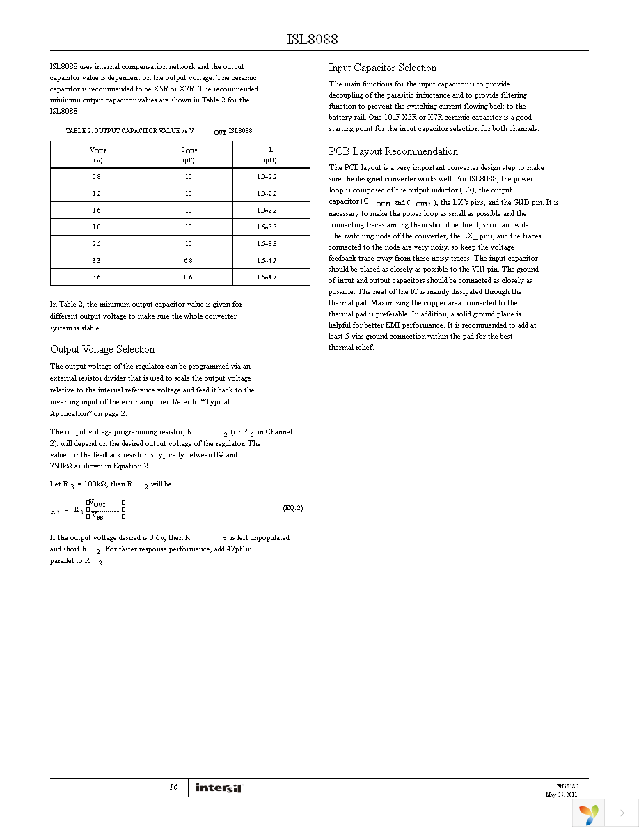 ISL8088IRZ-T7A Page 16