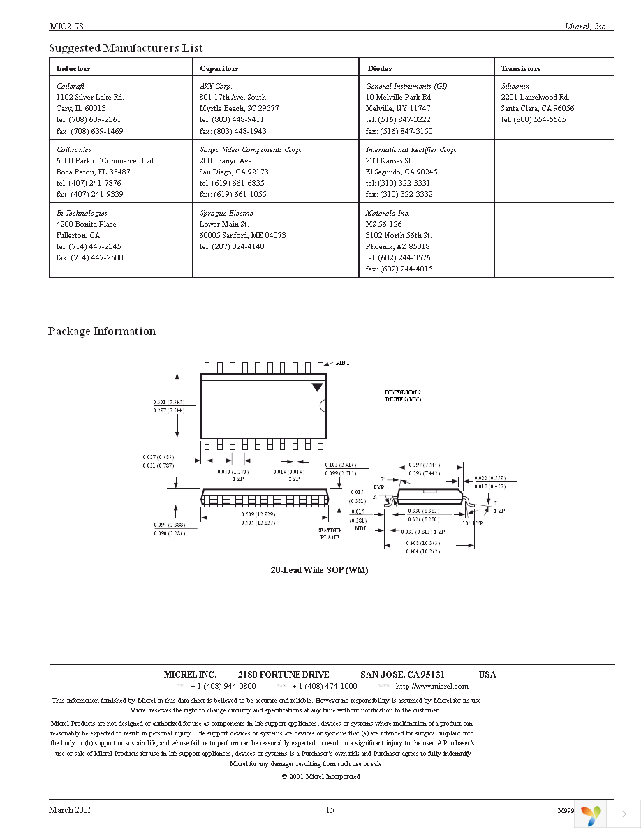 MIC2178YWM Page 15