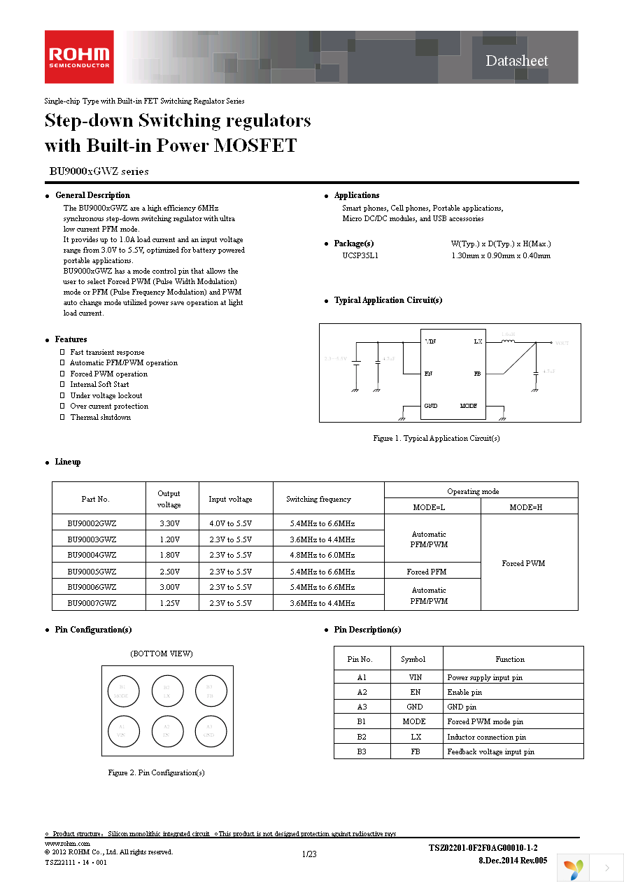 BU90007GWZ-E2 Page 1