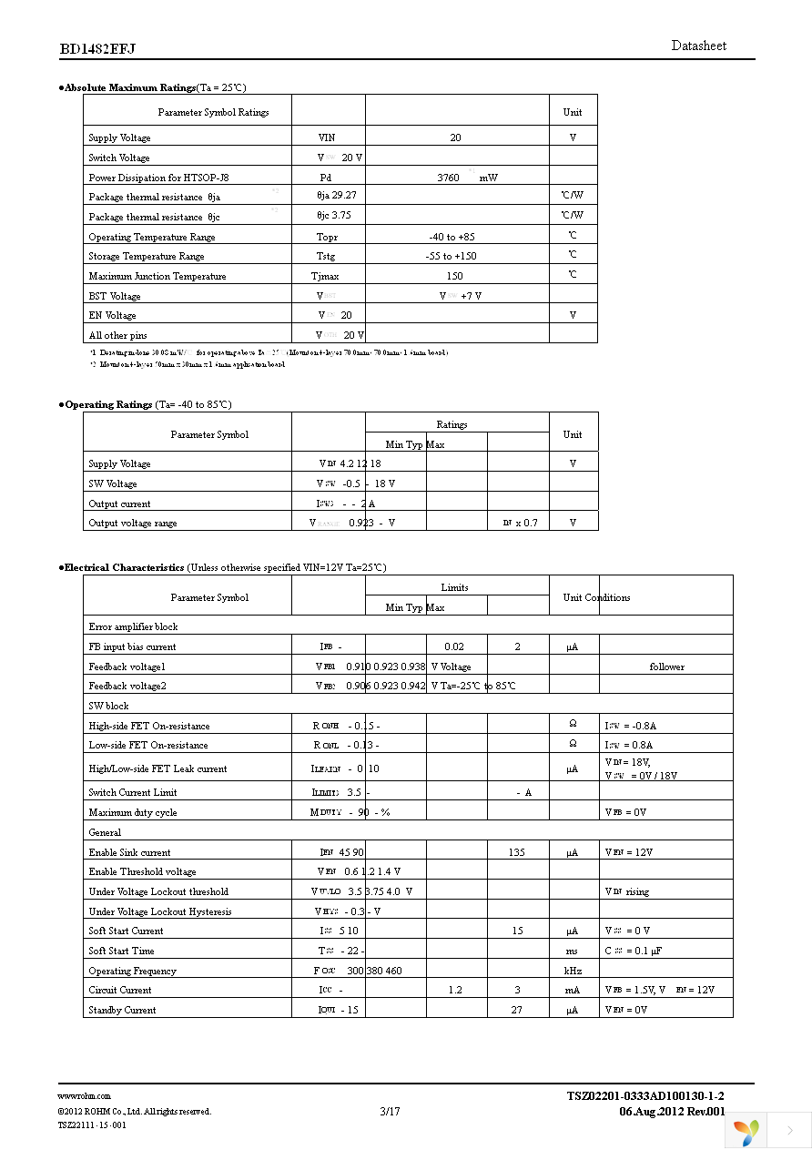 BD1482EFJ-E2 Page 3