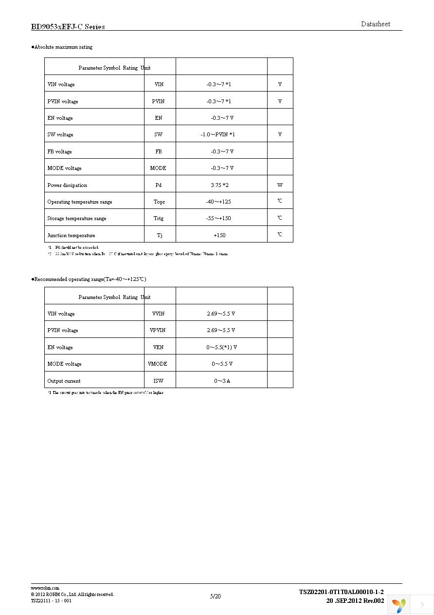 BD90538EFJ-CE2 Page 5