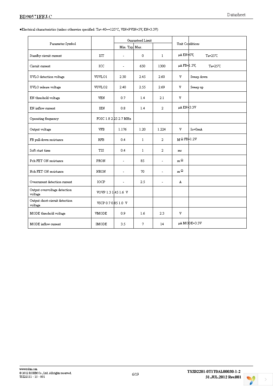 BD90571EFJ-CE2 Page 6