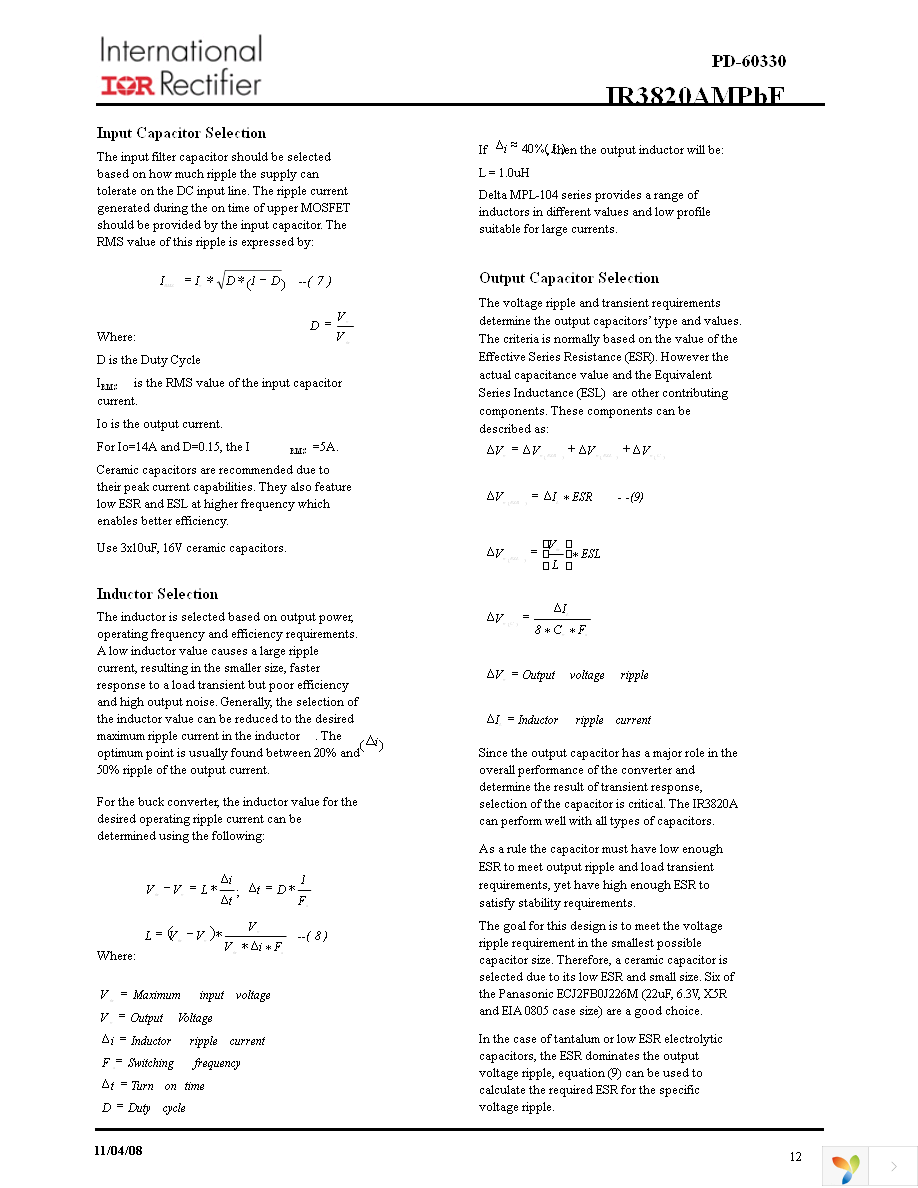 IR3820AMTRPBF Page 12