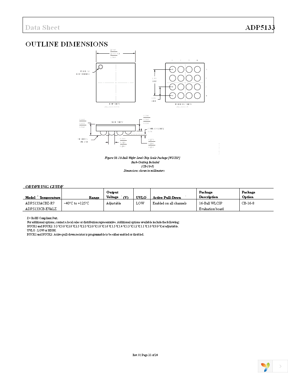 ADP5133ACBZ-R7 Page 21