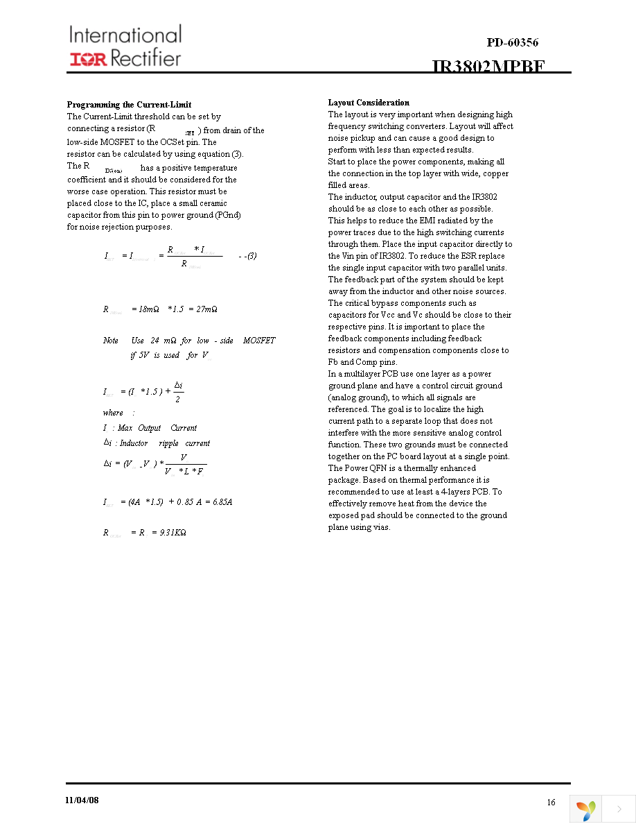 IR3802MTRPBF Page 16