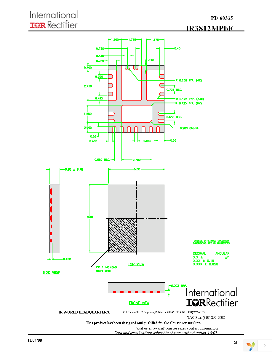 IR3812MTRPBF Page 21