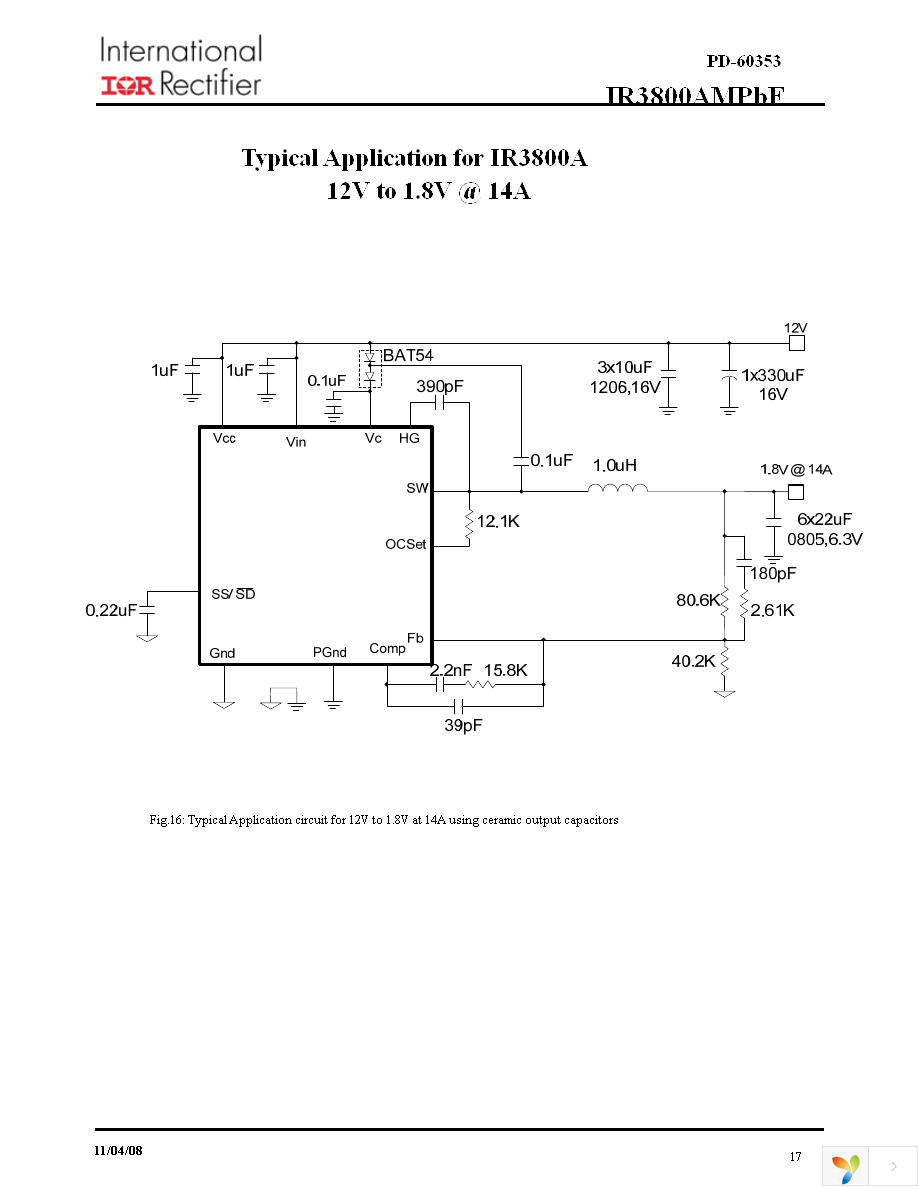 IR3800AMTRPBF Page 17