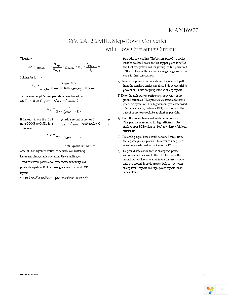 MAX16977RAUE+ Page 16