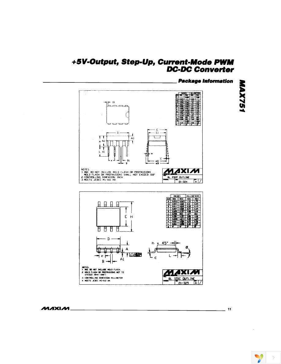 MAX751ESA+ Page 11