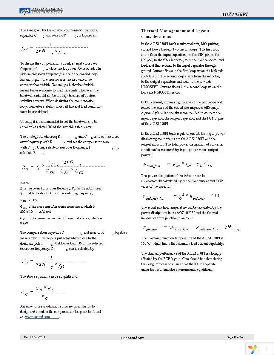 AOZ1050PI Page 10