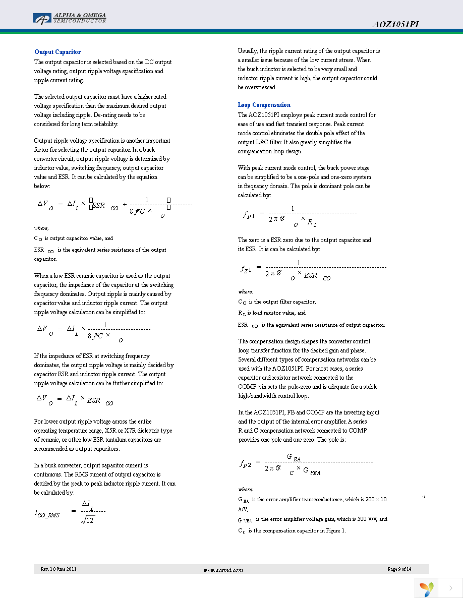 AOZ1051PI Page 9