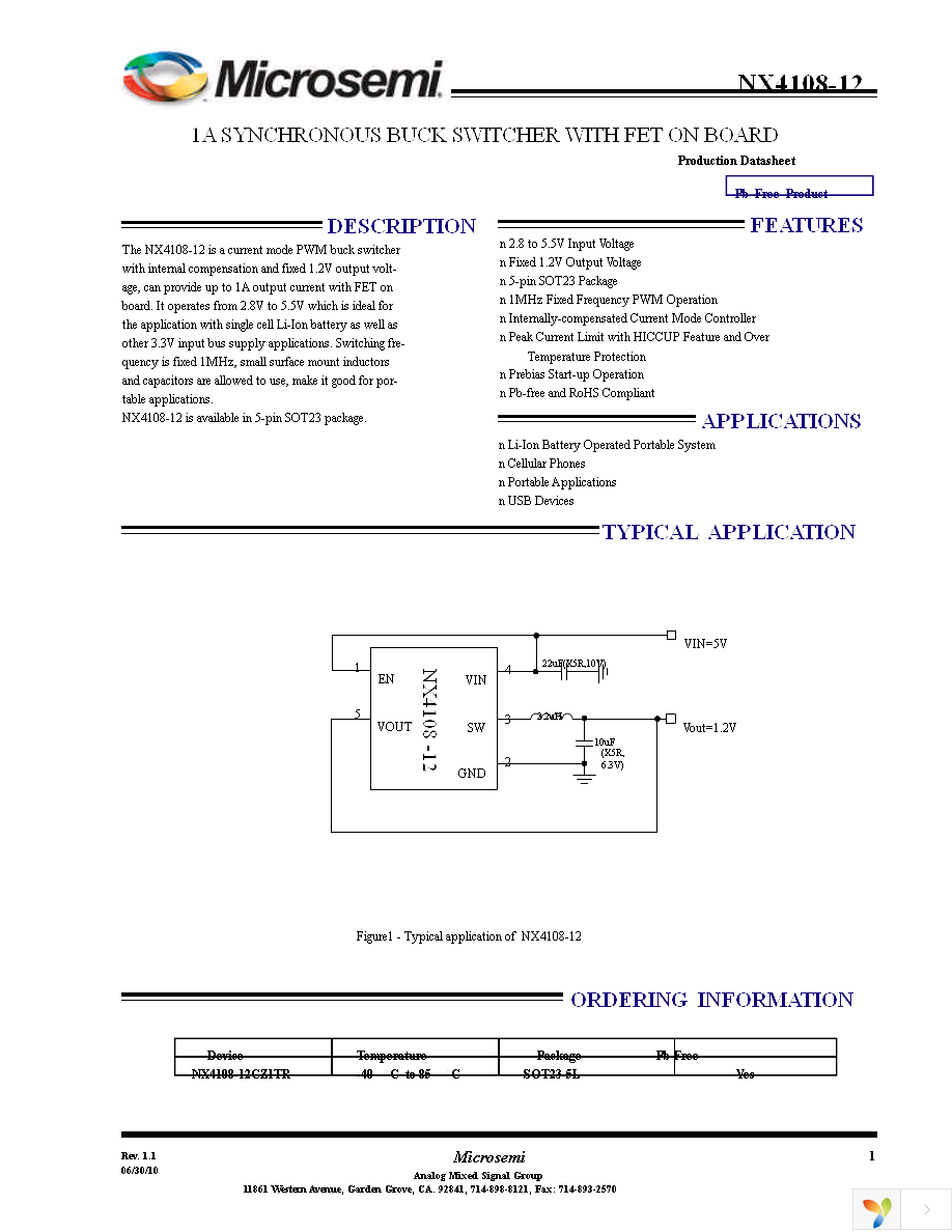 NX4108-12CZ1TR Page 1