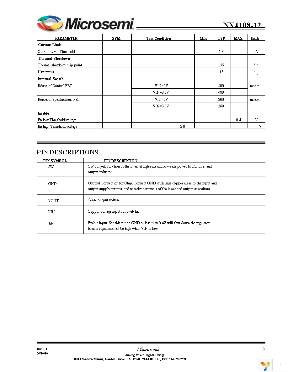 NX4108-12CZ1TR Page 3