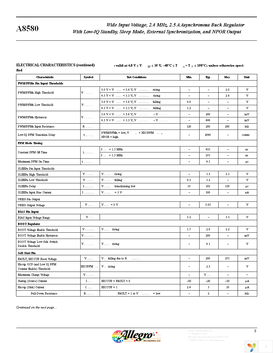 A8580KLPTR-T Page 8