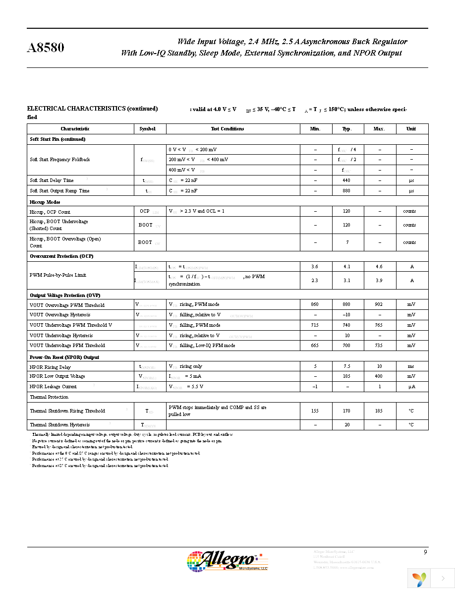 A8580KLPTR-T Page 9