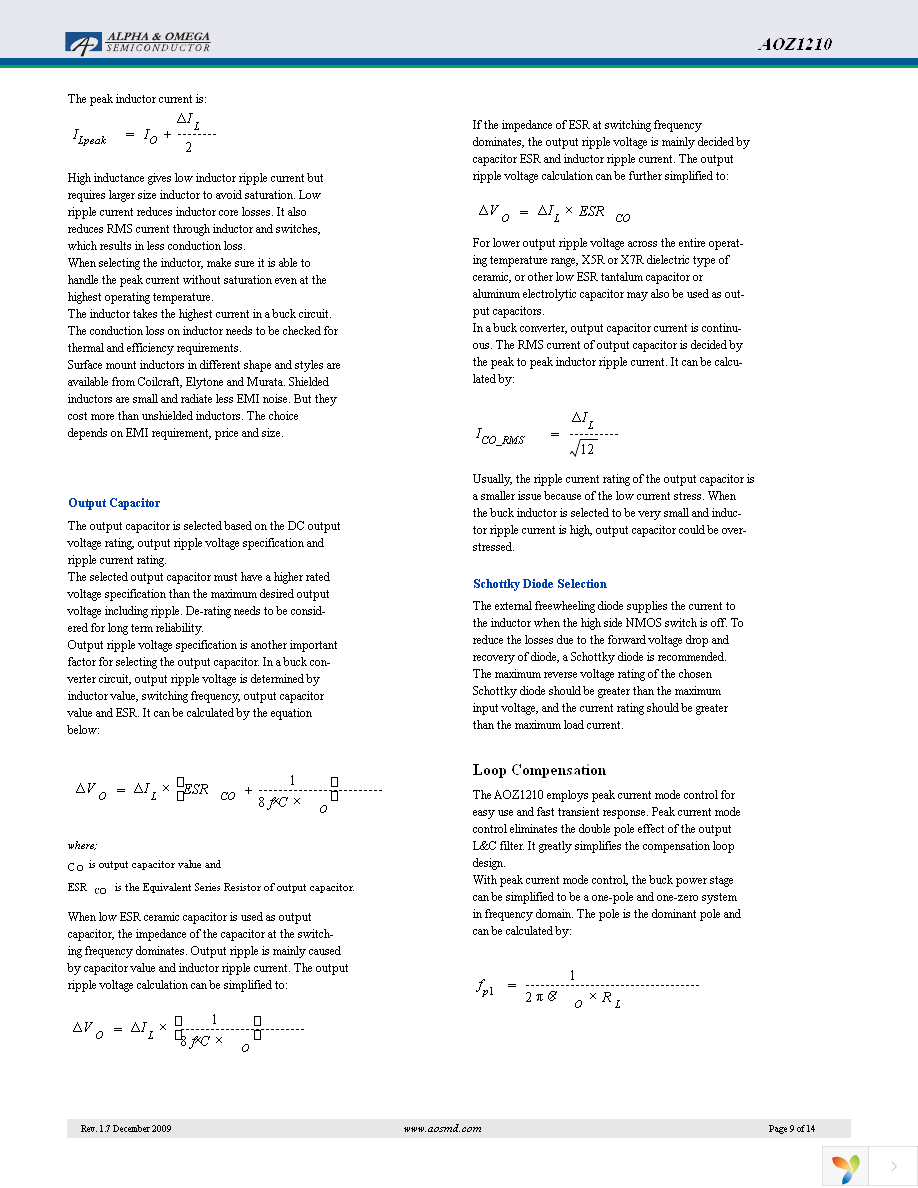 AOZ1210AI Page 9