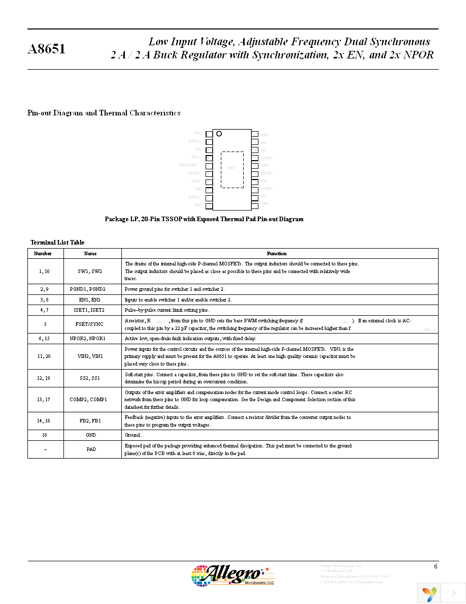 A8651KLPTR-T Page 6