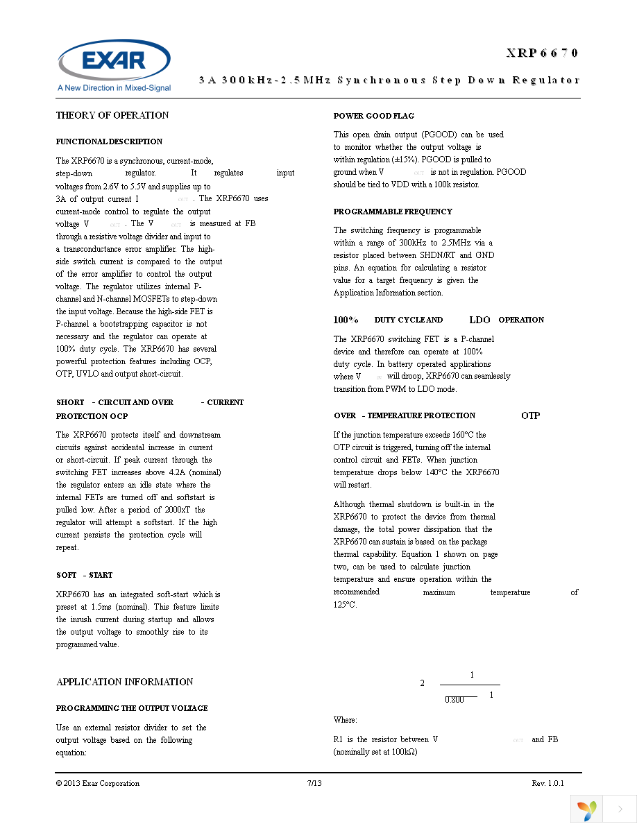 XRP6670EHTR-F Page 7