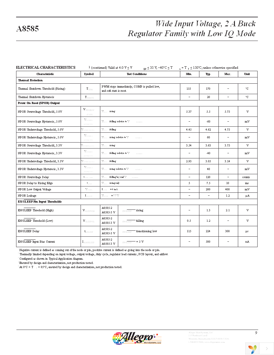 A8585KLKTR-T Page 9