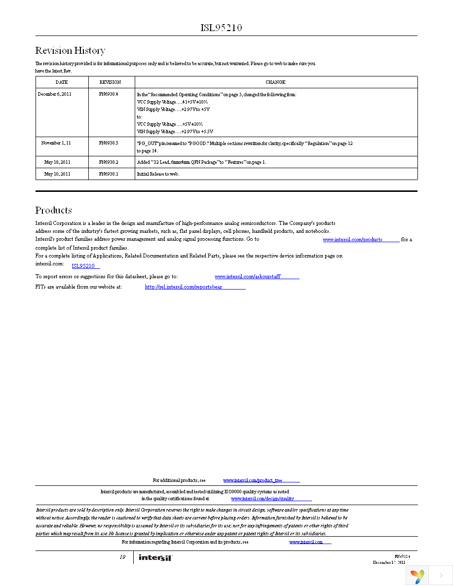 ISL95210HRZ-T7A Page 19