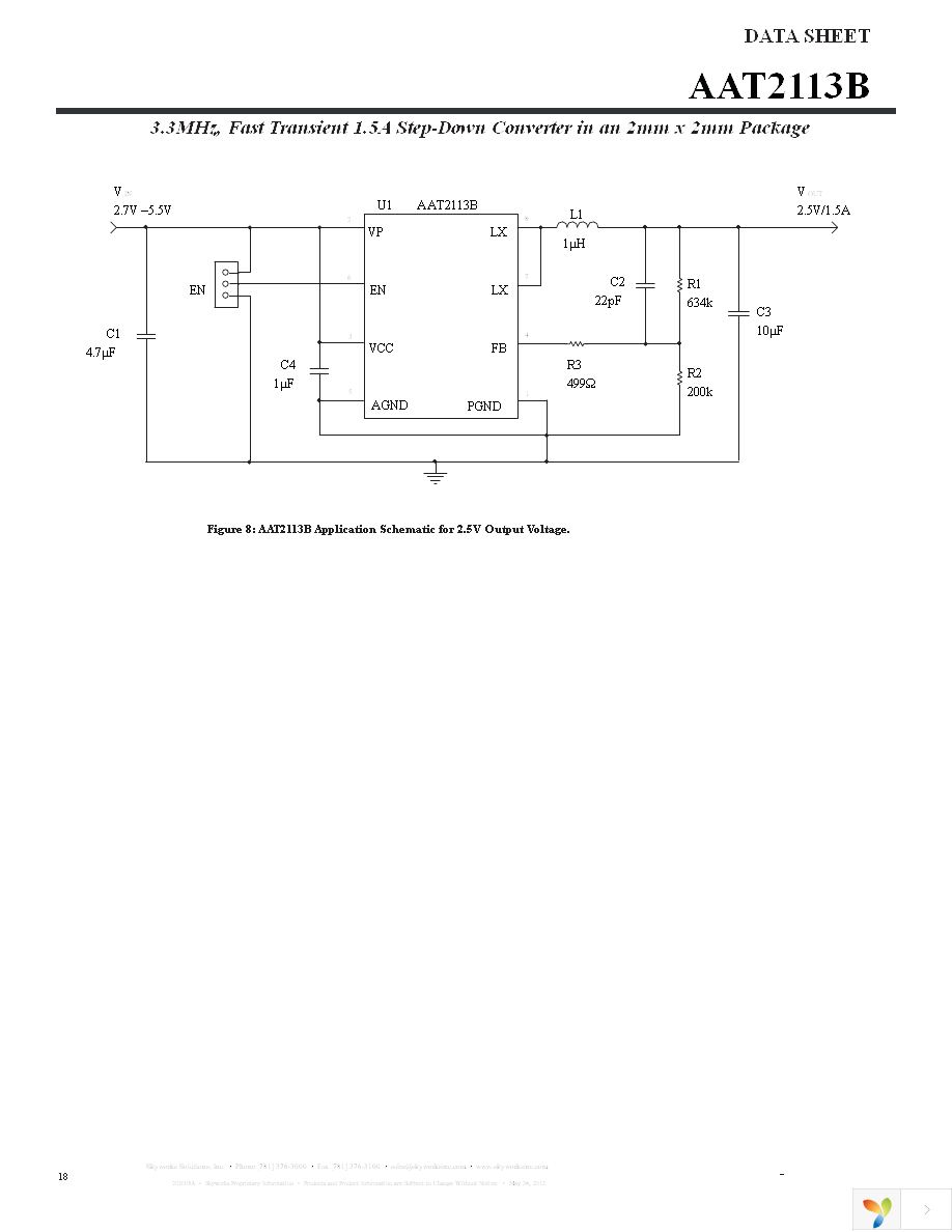 AAT2113BIXS-0.6-T1 Page 18