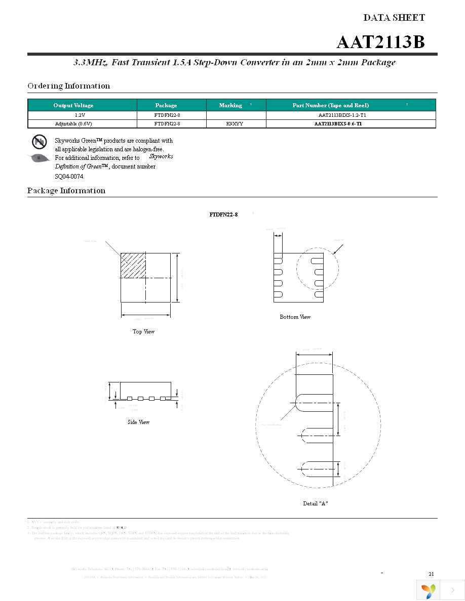 AAT2113BIXS-0.6-T1 Page 21