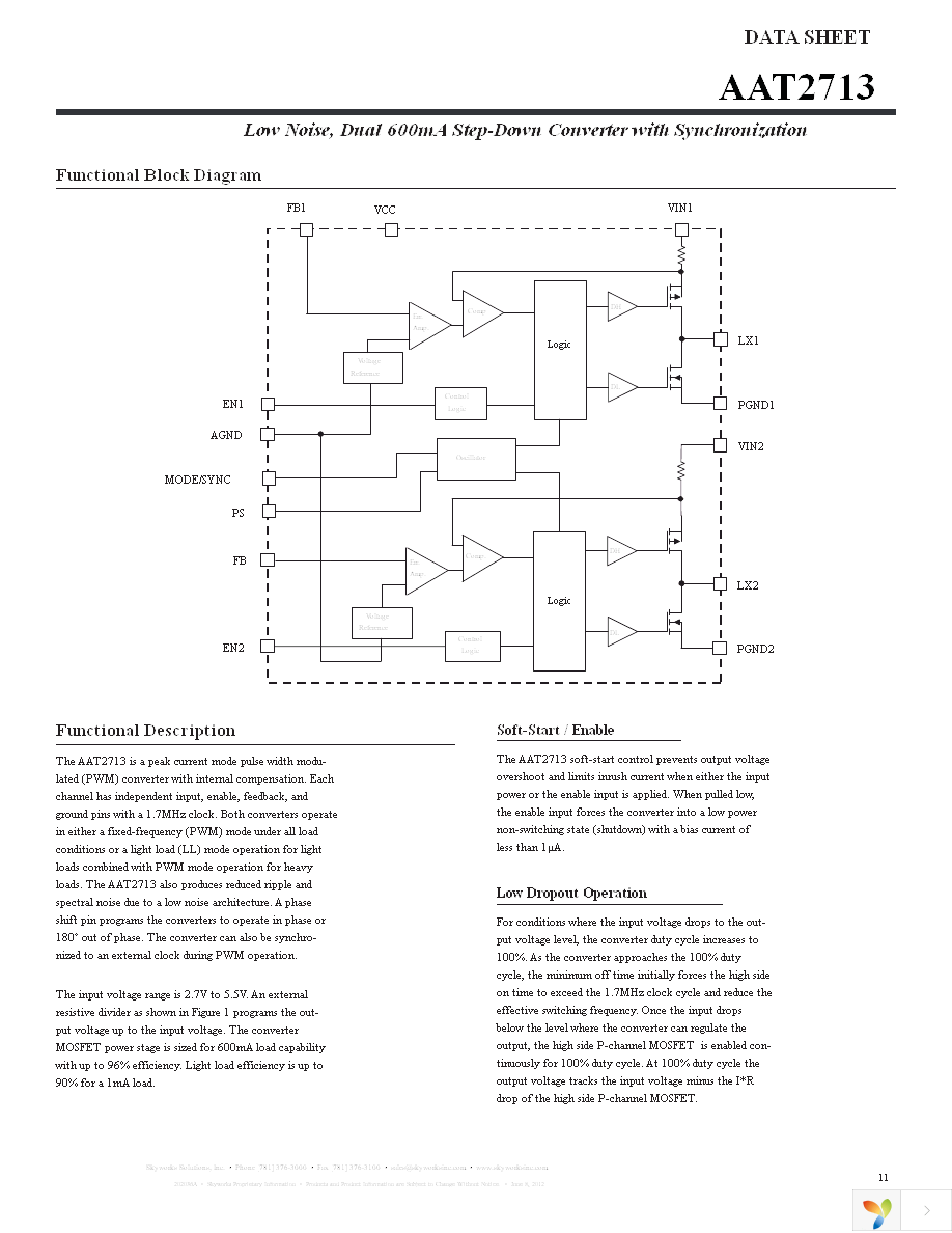 AAT2713IVN-AA-T1 Page 11