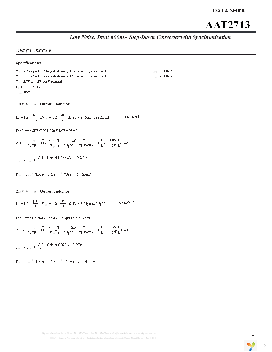 AAT2713IVN-AA-T1 Page 17