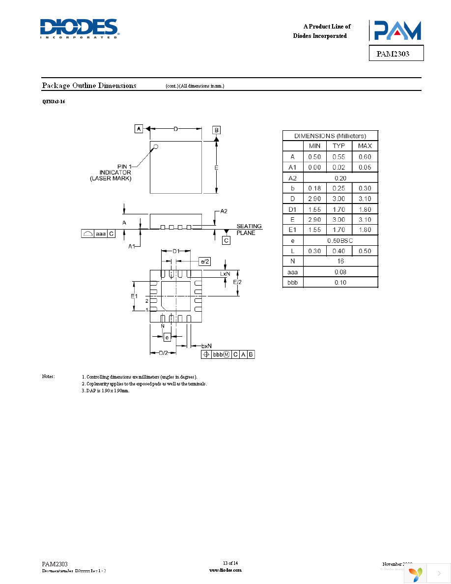 PAM2303AJEADJR Page 13