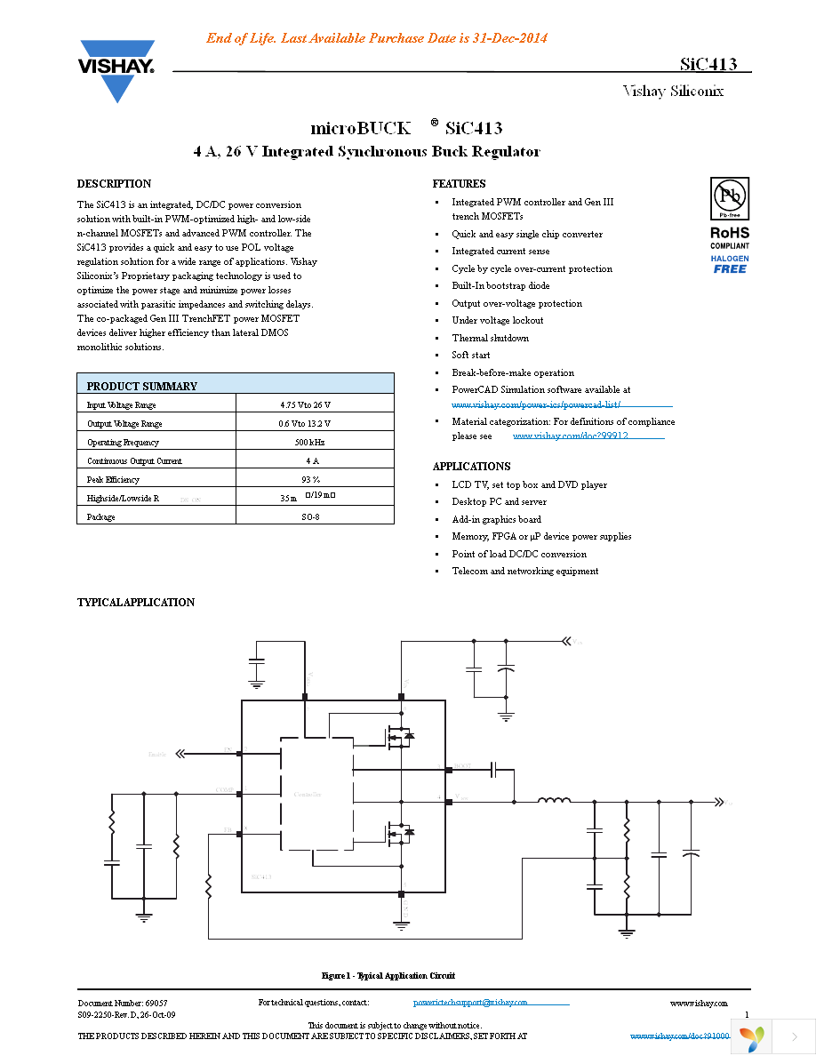 SIC413CB-T1-E3 Page 1