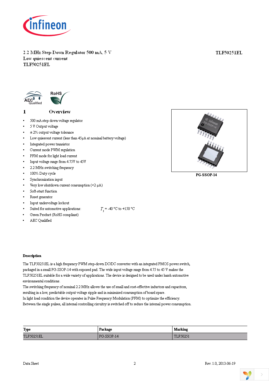 TLF50251ELXUMA1 Page 2