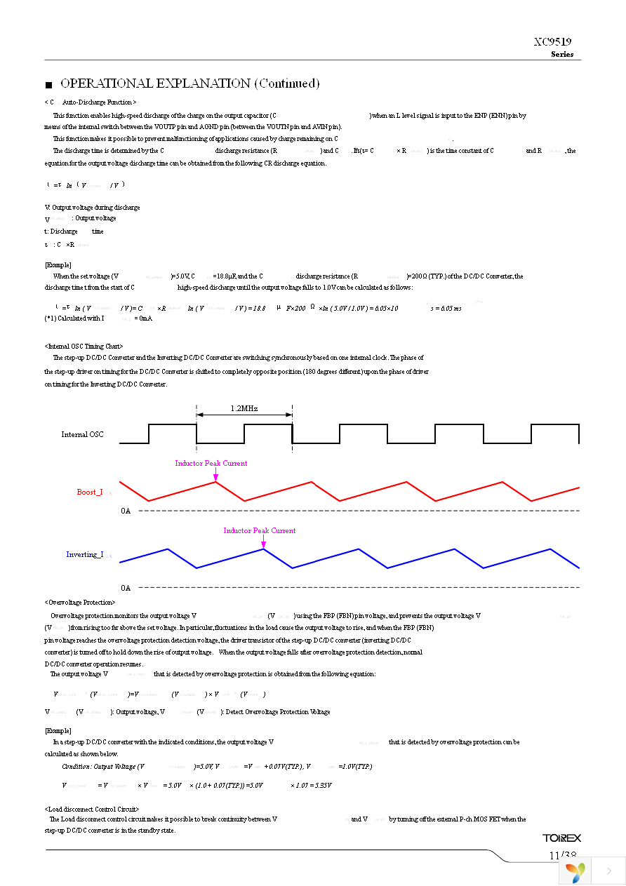 XC9519A12AZR-G Page 11