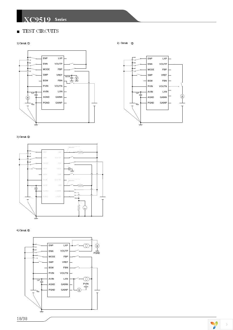 XC9519A12AZR-G Page 18