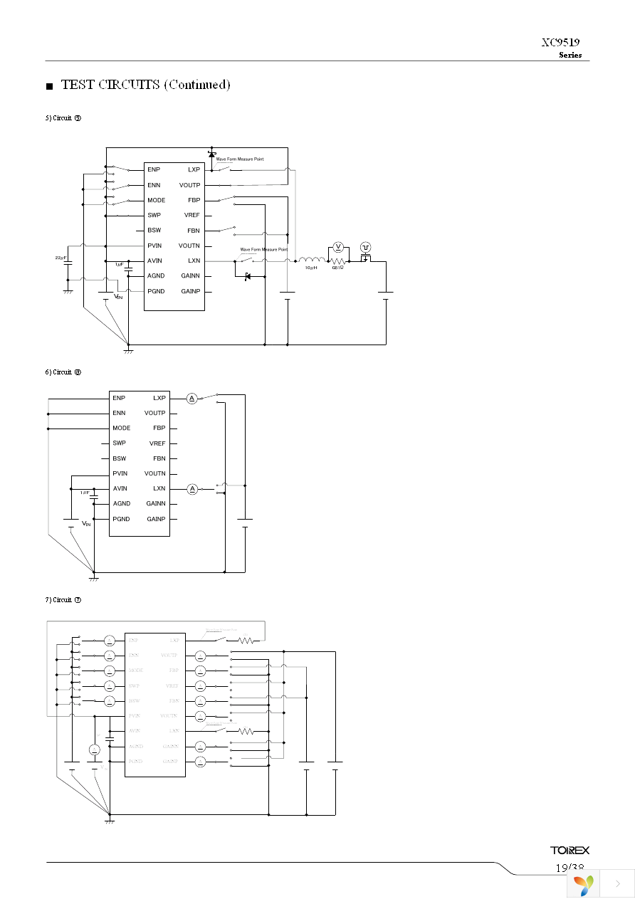 XC9519A12AZR-G Page 19