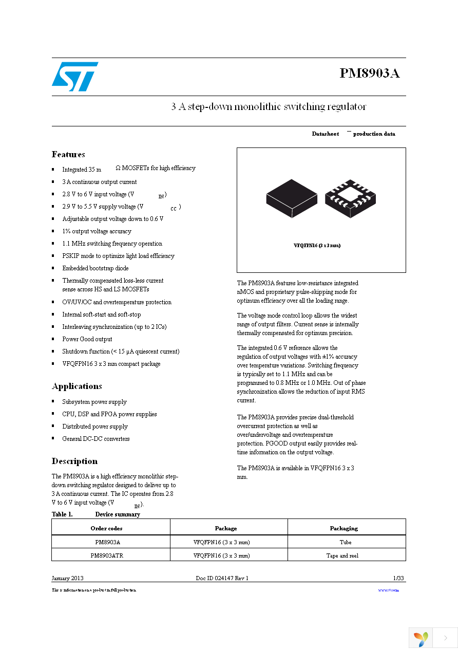 PM8903ATR Page 1