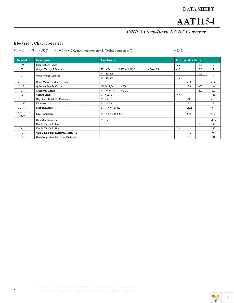 AAT1154IAS-3.3-T1 Page 4