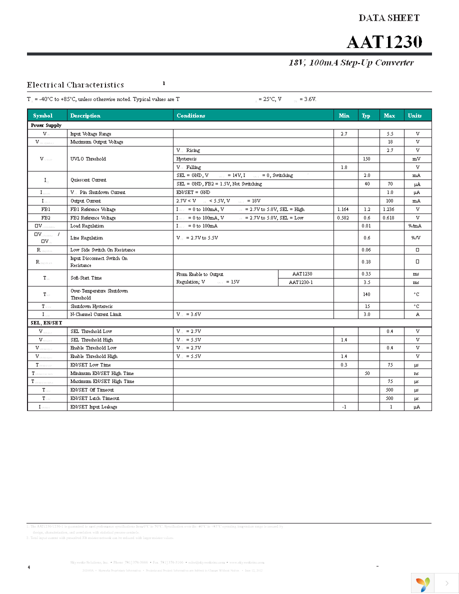 AAT1230ITP-T1 Page 4