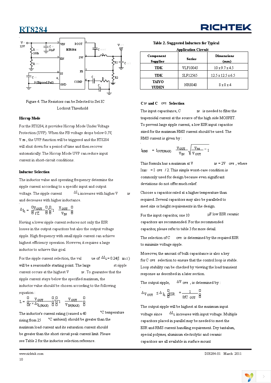 RT8284NGS Page 10