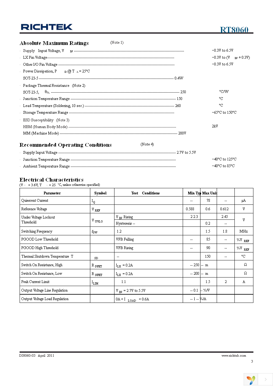 RT8060GB Page 3