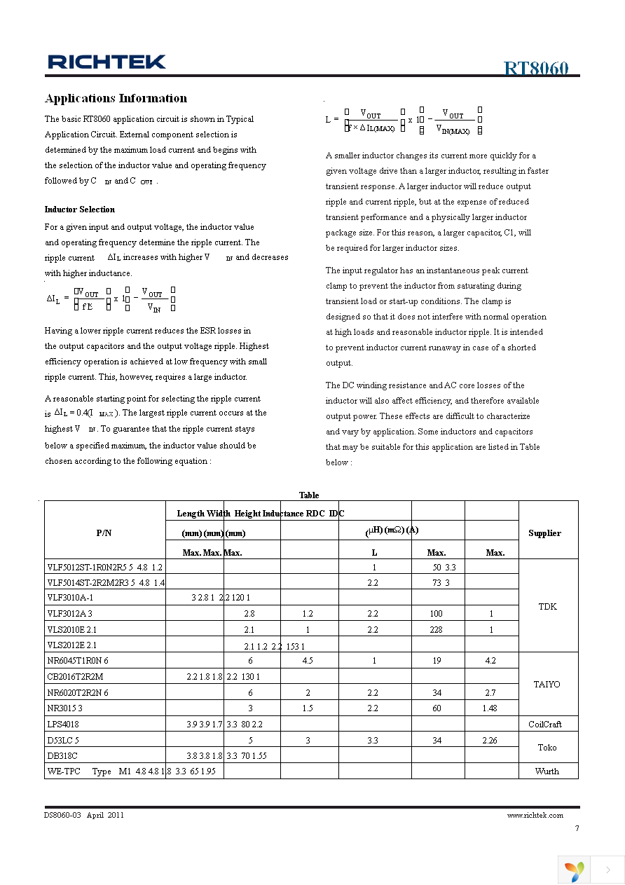 RT8060GB Page 7