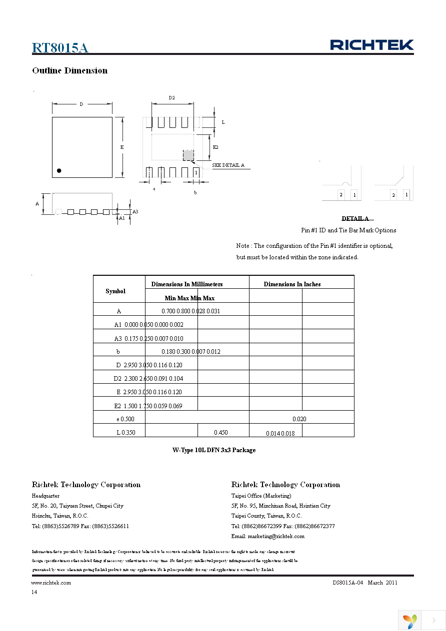 RT8015AGQW Page 14