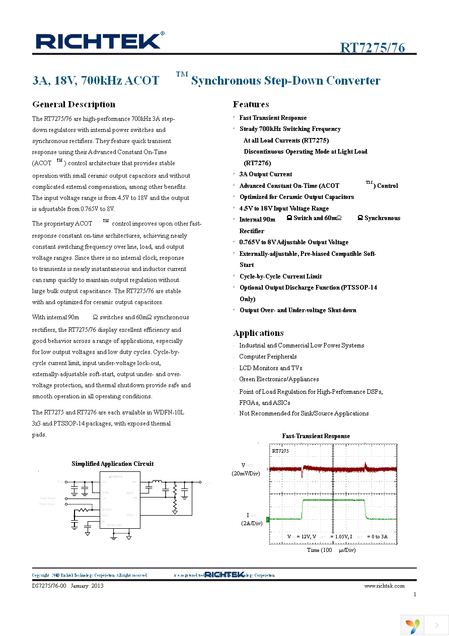 RT7276GQW Page 1