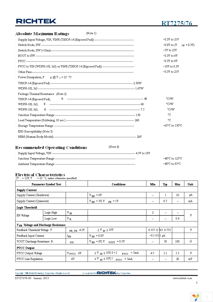 RT7276GQW Page 3