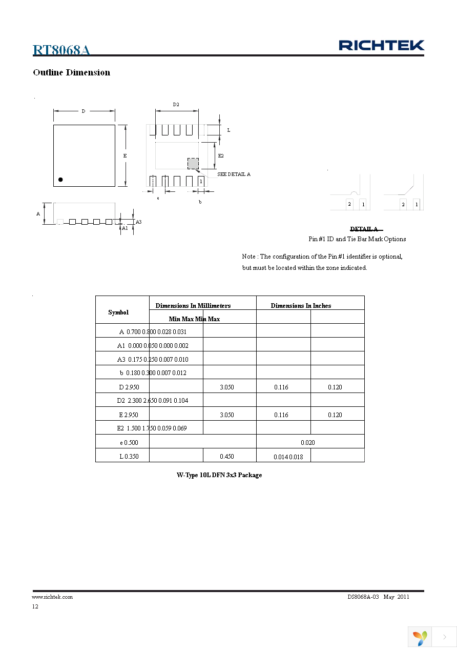 RT8068AZQW Page 12