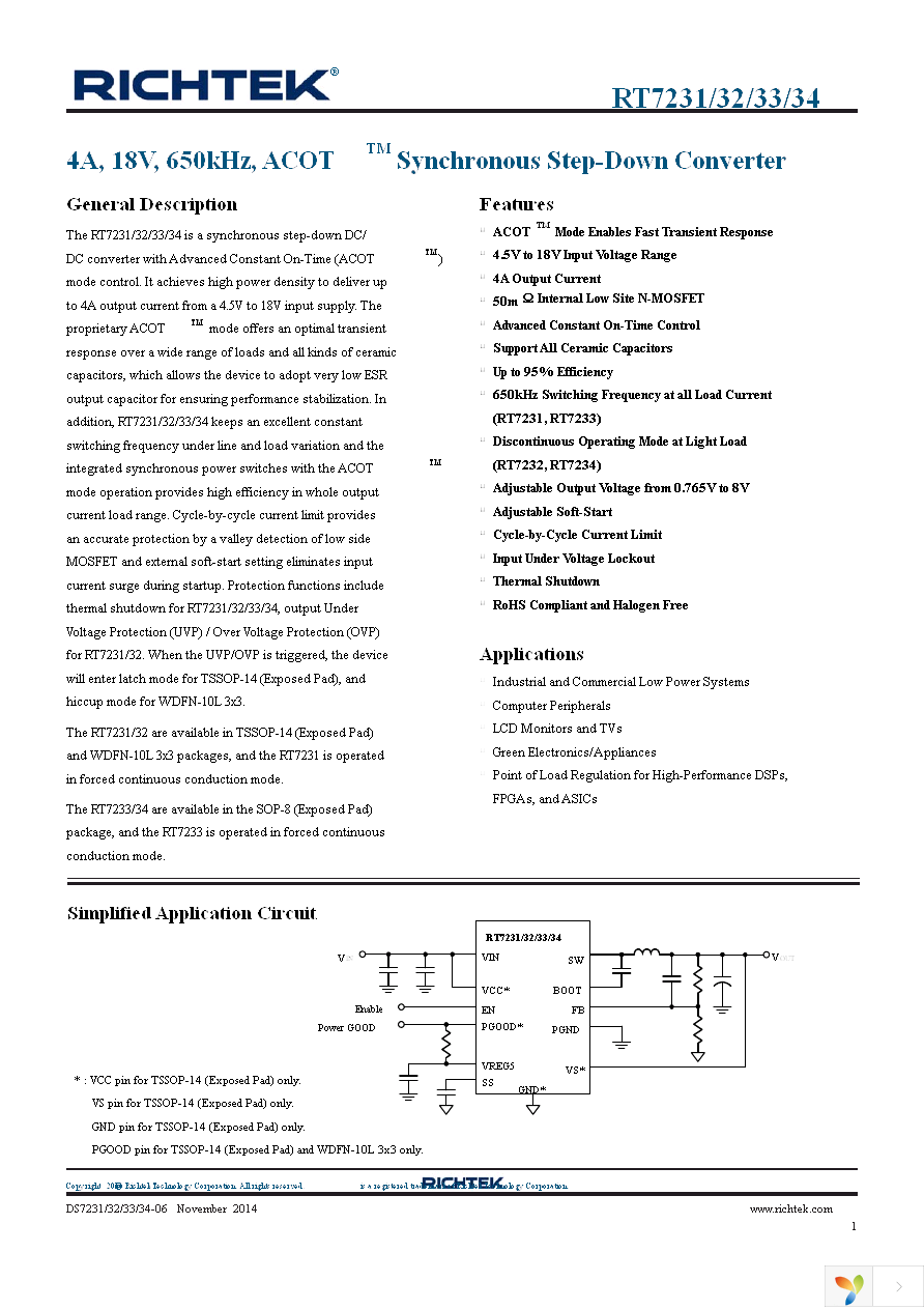 RT7234GSP Page 1