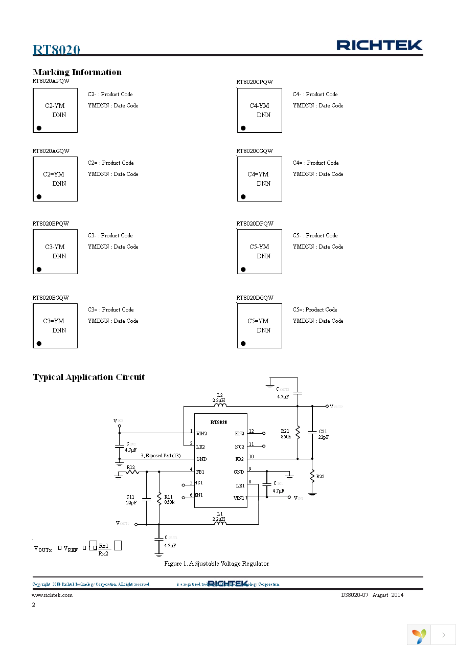 RT8020GQW Page 2