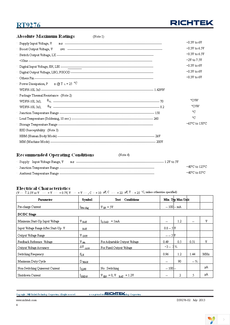 RT9276GQW Page 4