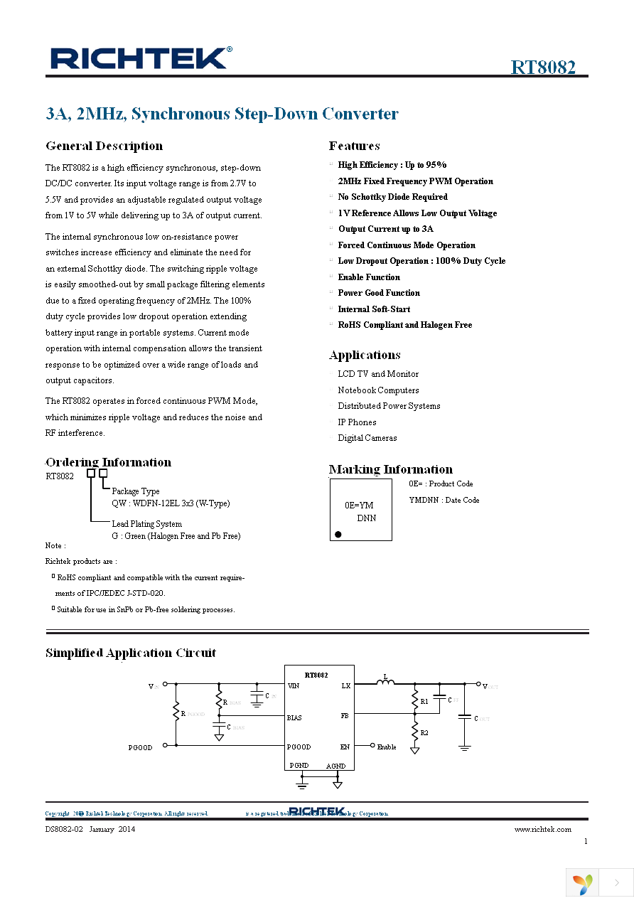 RT8082GQW Page 1