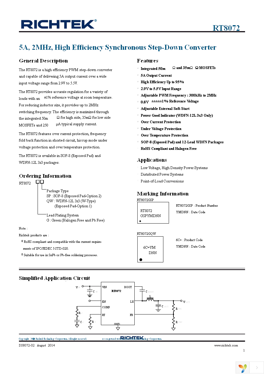 RT8072GQW Page 1