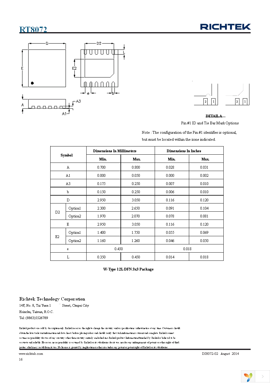 RT8072GQW Page 16